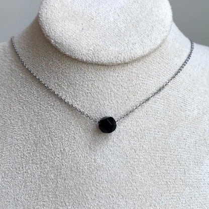 "I Am Protected" Black Onyx Necklace